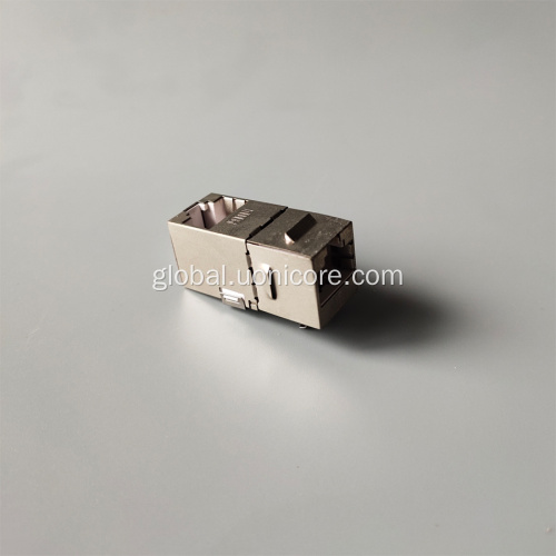 cat6 keystone coupler RJ45 to RJ45 STP CAT6A 10G coupler jack Supplier